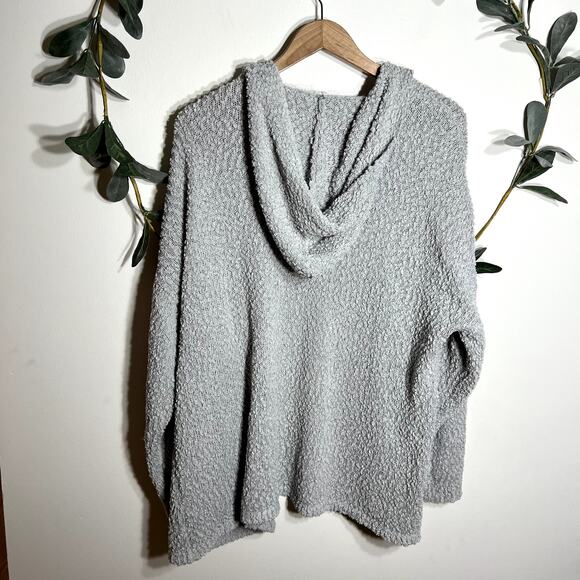 Every Detail Gray Hooded Cardigan LAST CALL - Picture 4 of 4